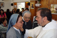Padre Khalil y el beso de la Virgen en Garabandal